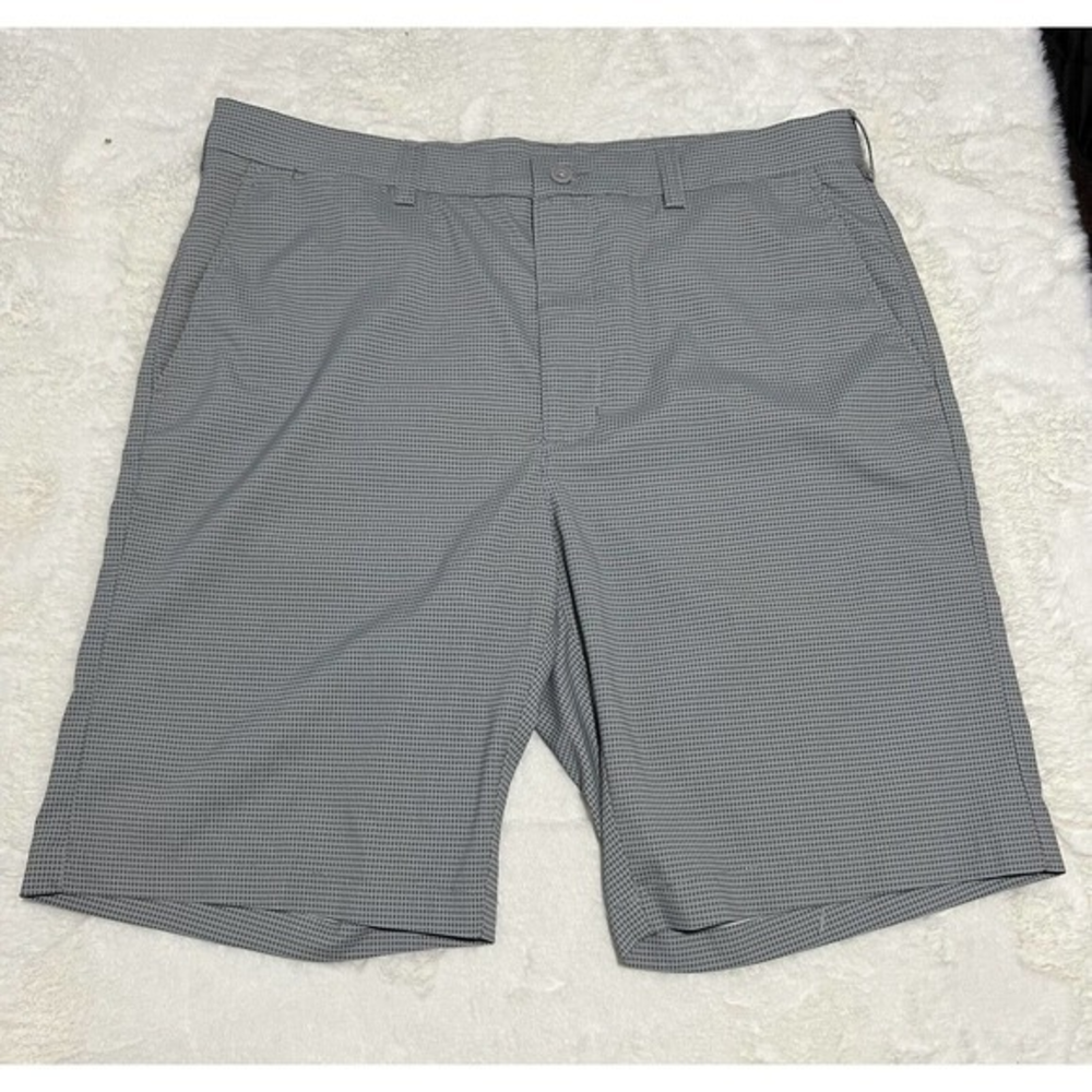 PGA Tour Mens 36 Blue Pin‎ Wheel Golf Shorts
